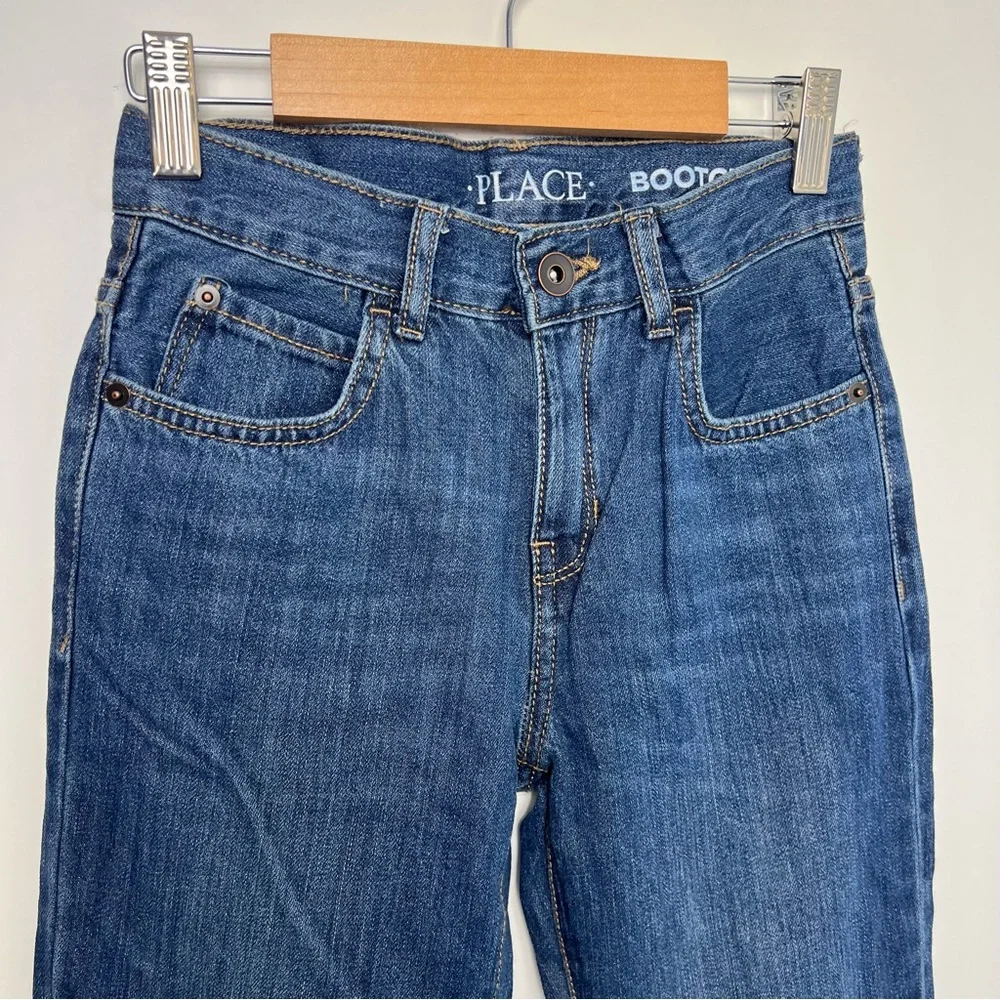 NWOT The Children's Place Boys' Basic Bootcut Jeans‎ SIZE 10